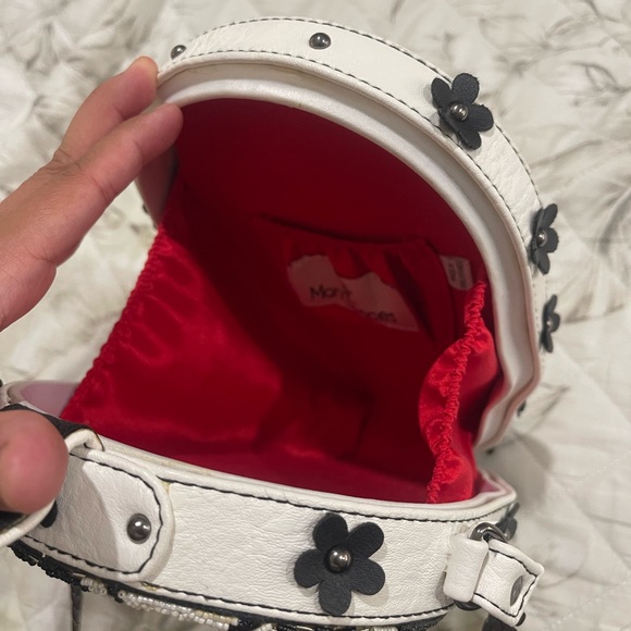 Mary Frances White and Red Floral Crossbody Bag - Picture 4 of 9